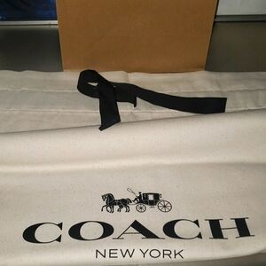 Coach Canvas Dustbag
